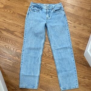 Levi's Light Blue Low Pro Straight Leg Jeans sz 28
